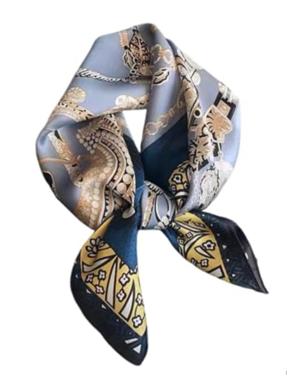 100% Mulberry Silk Square Scarf Neckerchief Headscarf 26x26